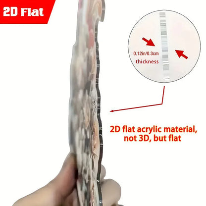 Acrylic Reindeer Baby Decor – Festive Car & Tree Ornament