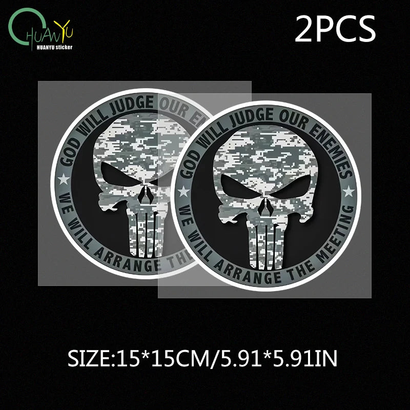 Military Vinyl Decals—Waterproof Army Stickers for Cars C634A2 2pcs 15x15cm – Car Accessories | MotorWorld Marketplace