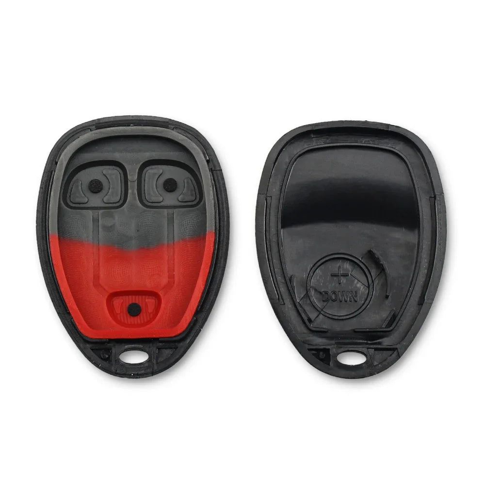 KEYYOU 2pcs Remote Key Shell for Chevy Tahoe GMC Yukon 07-14