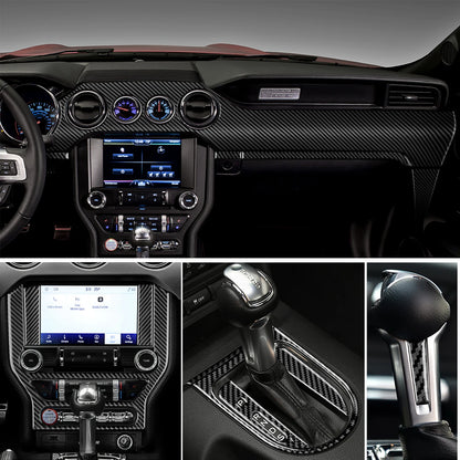 Real Carbon Fiber Interior Trim for Ford Mustang 2015-2023 – Car Accessories | MotorWorld Marketplace