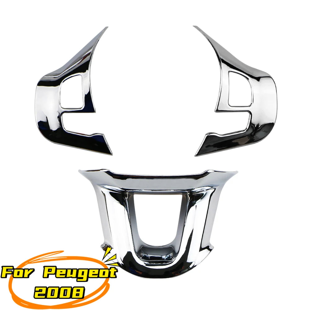 Premium ABS Steering Wheel Trim for Peugeot 2008/208