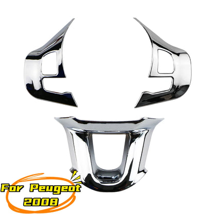 Premium ABS Steering Wheel Trim for Peugeot 2008/208