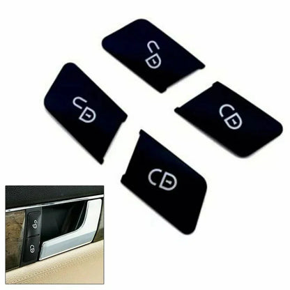 Mercedes W204/W212 Door Lock Switch Cover Set 4-Door
