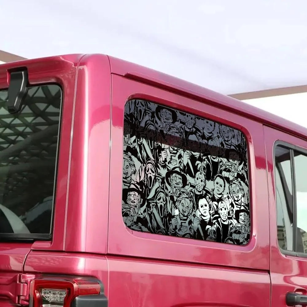 Halloween UV Horror Car Sticker 29"x18.5" Waterproof GM/SUV/Sedan – Car Accessories | MotorWorld Marketplace