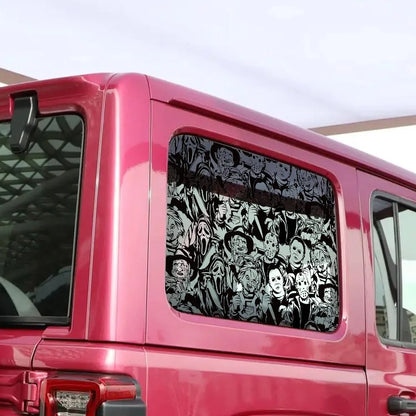 Halloween UV Horror Car Sticker 29"x18.5" Waterproof GM/SUV/Sedan – Car Accessories | MotorWorld Marketplace