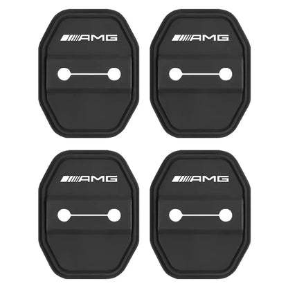 2/4pcs Silicone Door Lock Cover for Mercedes-Benz