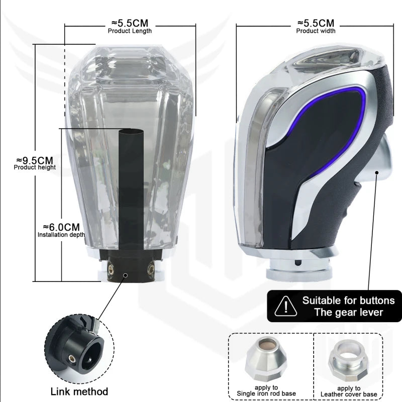 LED Crystal Shift Knob for Infiniti Q50L/Q60/QX80/Q70L – Car Accessories | MotorWorld Marketplace