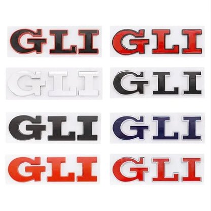 3D Metal GLI Emblem Badge for VW Jetta MK2-MK8