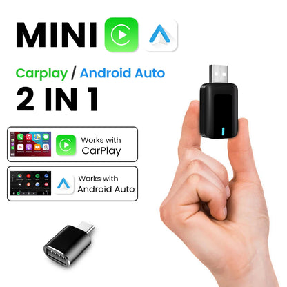 CarPlay Android Auto Wireless Adapter for Peugeot 208/308/2008