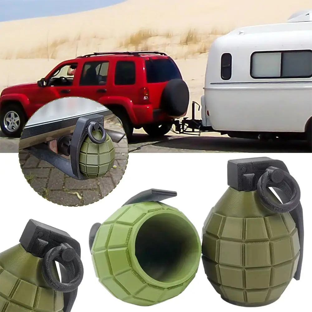 Grenade-Shape Tow Bar Cover Cap | Durable, Creative, Funny – Car Accessories | MotorWorld Marketplace