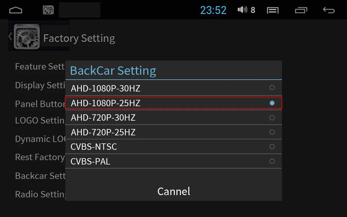 Caméra de coffre à vision nocturne AHD 1080P pour BMW E60 E70 X5 X6