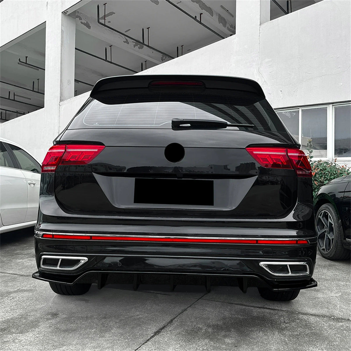 VW Tiguan MK2.5 R Line 2021-2023 Rear Diffuser Lip Kit – Car Accessories | MotorWorld Marketplace