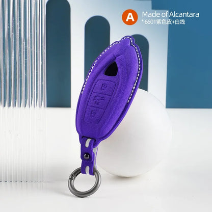 Premium Suede Key Case for Lamborghini Urus & Revuelto