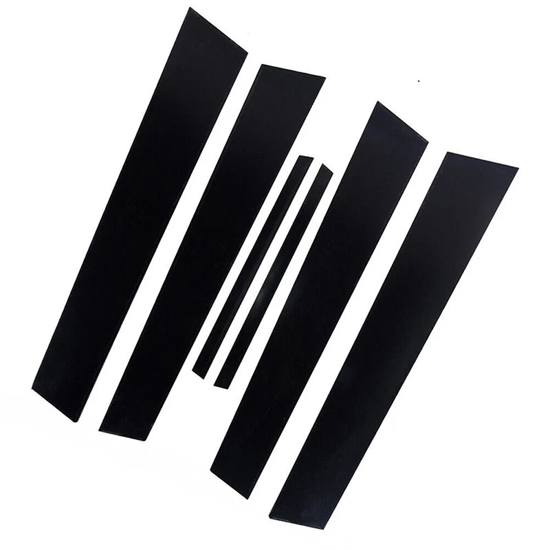 6Pcs Glossy Black Pillar Trim for Honda Civic 06-11 Sedan Glossy Black – Car Accessories | MotorWorld Marketplace