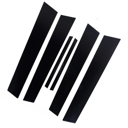 6Pcs Glossy Black Pillar Trim for Honda Civic 06-11 Sedan Glossy Black – Car Accessories | MotorWorld Marketplace