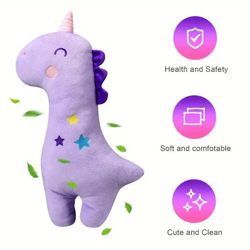 (NOT SOLD TO USA) Cute Plush Dinosaur & Unicorn Seat Belt Covers – Universal Fit – Car Accessories | MotorWorld Marketplace