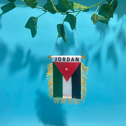 Jordan Double-Sided Car Window Pennant 8x12cm