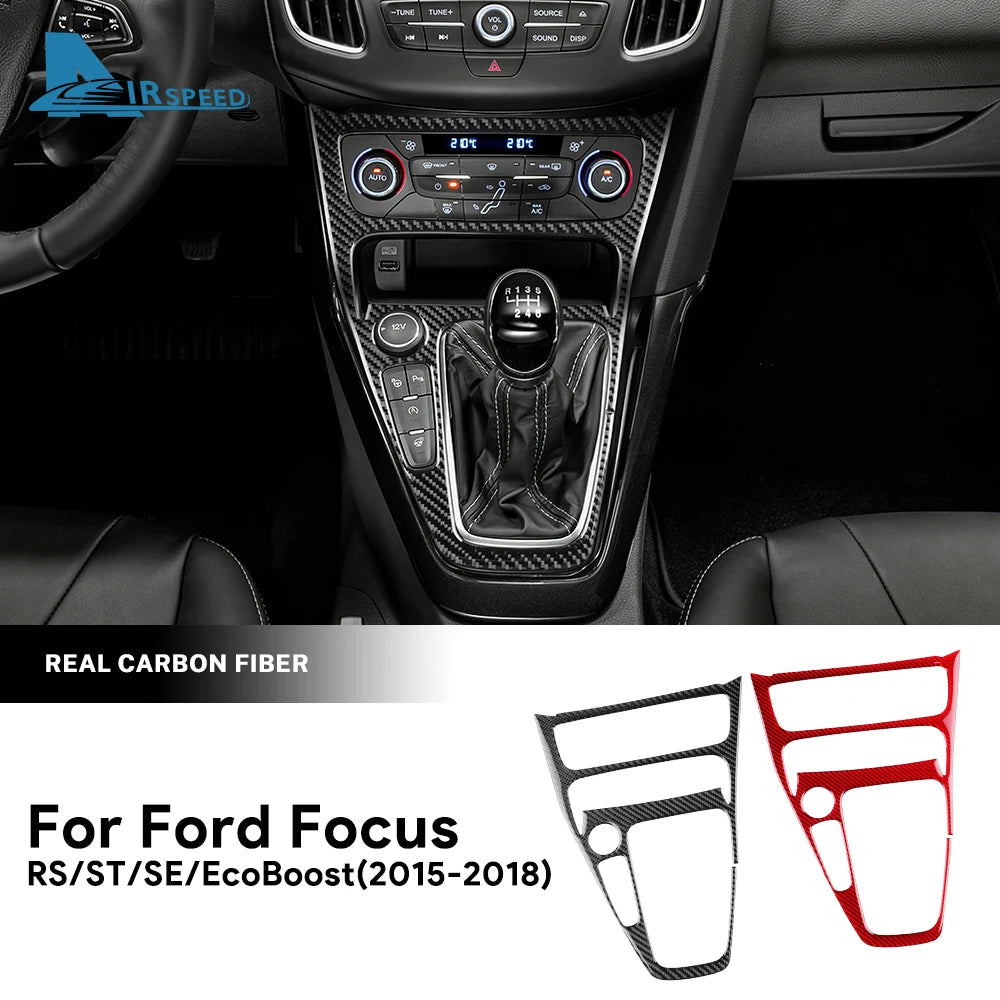 Real Carbon Fiber Gear Shift Panel Sticker For Focus 15-18 – Car Accessories | MotorWorld Marketplace