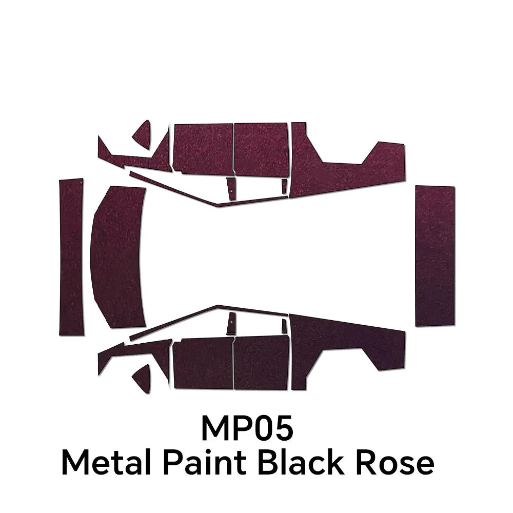 Tesla Cybertruck 2024 Pre-Cut Color Changing Vinyl Film Metal Black Rose – Car Accessories | MotorWorld Marketplace