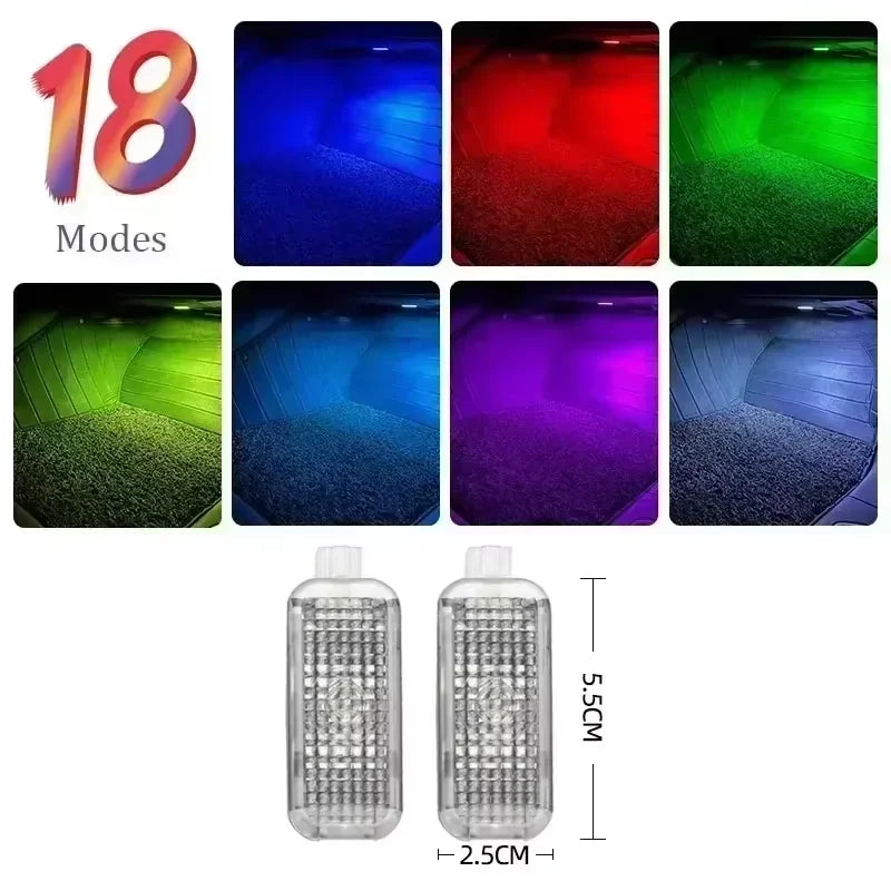 RGB Footwell & Seat Lamp For Audi A1 A3 A4 A5 A6 Q5 Q7 2PCS RGB China Mainland – Car Accessories | MotorWorld Marketplace