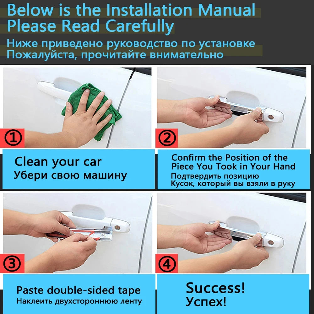 (NOT SOLD TO USA) Gloss Black Carbon Fiber Door Handle Covers for DS3 09-19 – Car Accessories | MotorWorld Marketplace