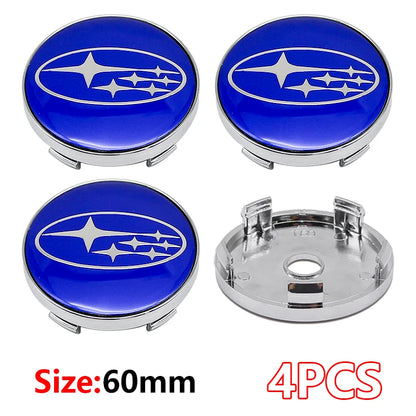 (NOT SOLD TO EUROPE) 4PCS 56/60mm Hub Covers Decals for Subaru WRX STI BRZ 60mm-Blue Subaru-4pcs – Car Accessories | MotorWorld Marketplace