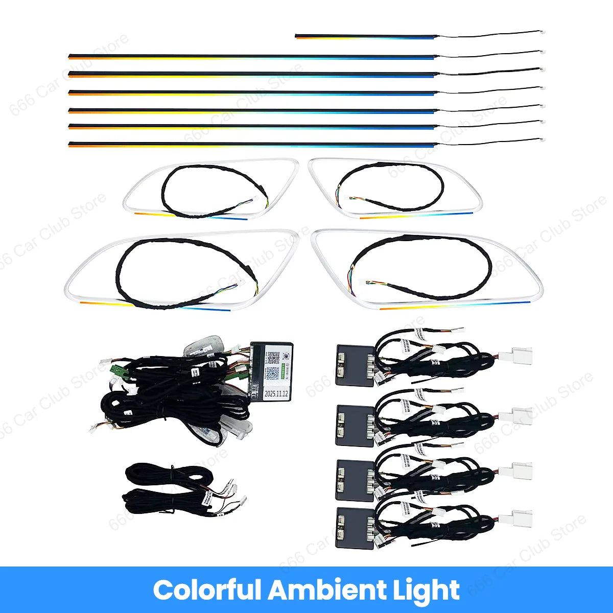 12-Color LED Turbo Vent Lights For Mercedes W117 W176 W156 LED Symphony Lamp China Mainland – Car Accessories | MotorWorld Marketplace