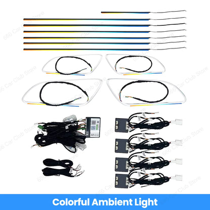 12-Color LED Turbo Vent Lights For Mercedes W117 W176 W156 LED Symphony Lamp China Mainland – Car Accessories | MotorWorld Marketplace