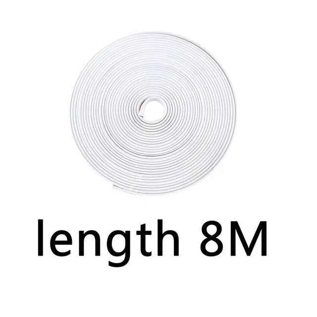 8M Universal Rim Protector Strip – Professional Wheel Edge Guard 8m-white – Car Accessories | MotorWorld Marketplace
