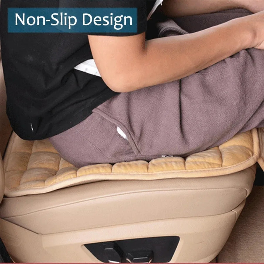 Soft Plush Car Seat Cover Universal Anti-Slip for SUV/Sedan