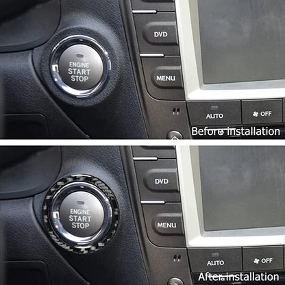 Lexus IS 2006-2012 Carbon Fiber Start Stop Button Cover