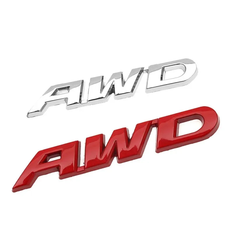 Universal 3D Metal AWD 4WD Emblem Badge for SUV & Off-Road Pros