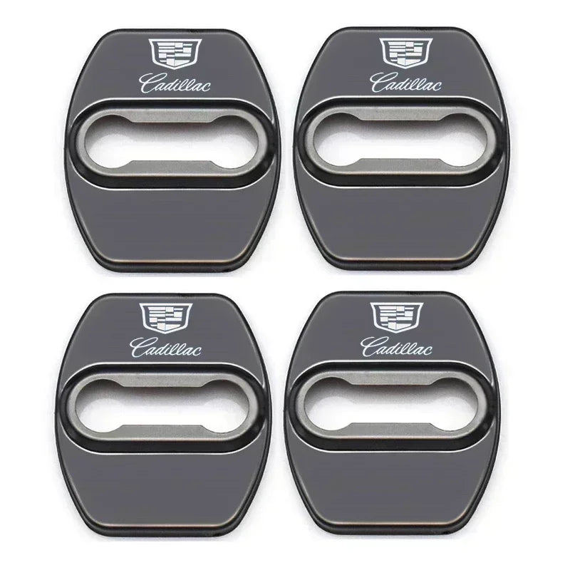 (NOT SOLD TO USA) 4pcs Door Lock Cover Stickers for Cadillac CTS ATS Escalade A-Black – Car Accessories | MotorWorld Marketplace