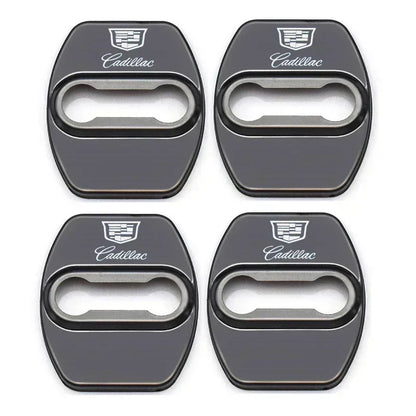 (NOT SOLD TO USA) 4pcs Door Lock Cover Stickers for Cadillac CTS ATS Escalade A-Black – Car Accessories | MotorWorld Marketplace