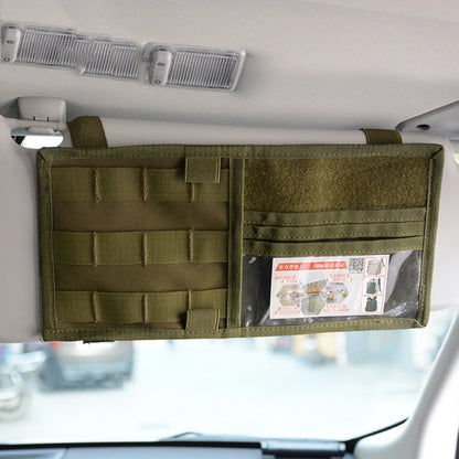 Tactical Molle Car Sun Visor Organizer Pouch – Universal Fit – Car Accessories | MotorWorld Marketplace