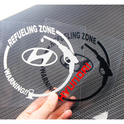Hyundai Tucson Fuel Tank Emblem Decal – Waterproof Vinyl