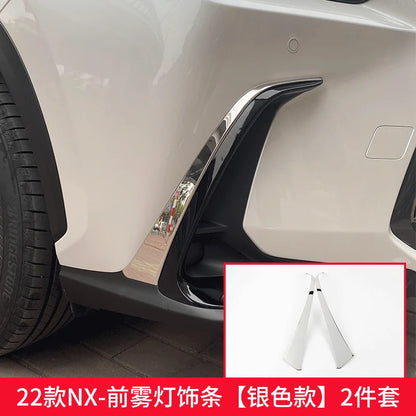 Lexus NX 2022-2025 Front Bar & Fog Lamp Protector Strip 22-25NX-2pcs A1 – Car Accessories | MotorWorld Marketplace