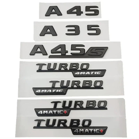 ABS Chrome Trunk Emblem for Mercedes A35 A45 AMG W177/W176