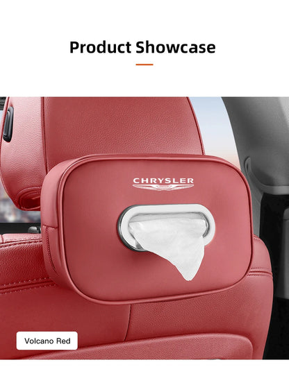 Porte-mouchoirs en cuir de qualité supérieure pour Chrysler 300C/PT/Voyager