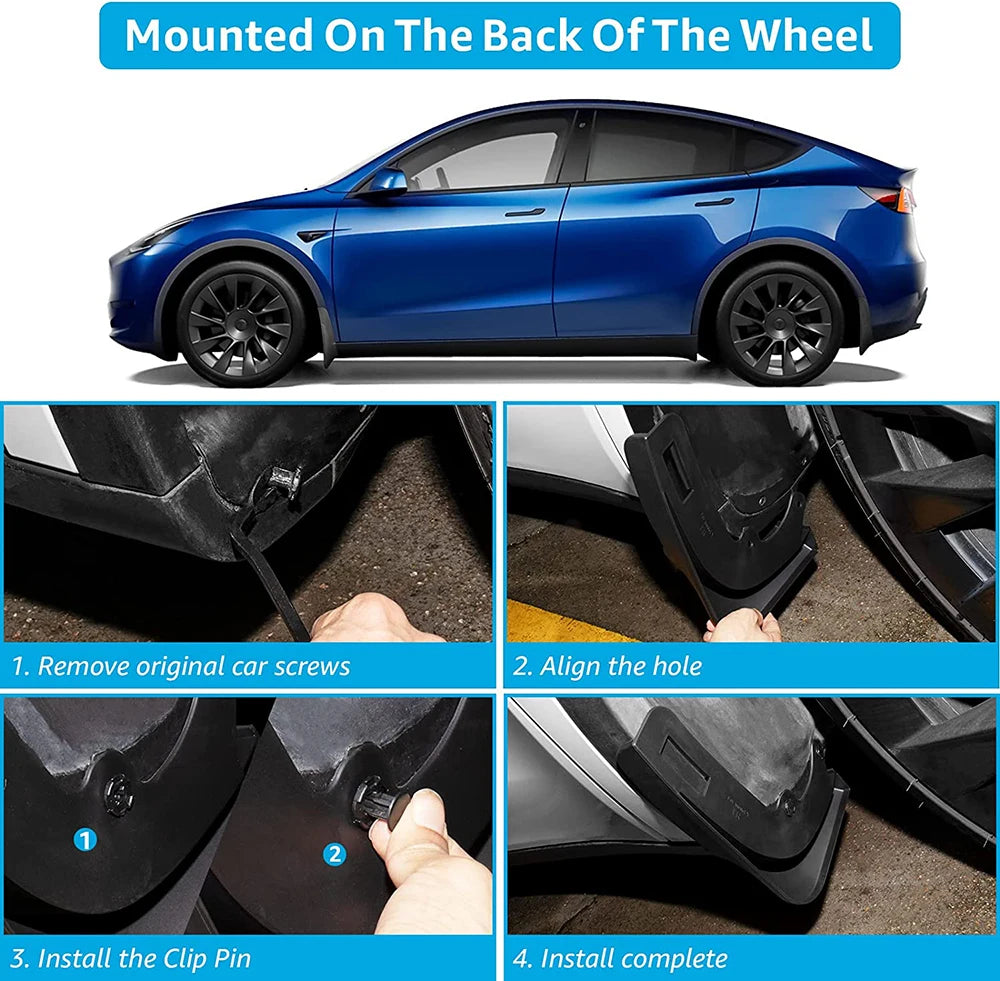Tesla Model Y Mud Flaps set 2020-2025