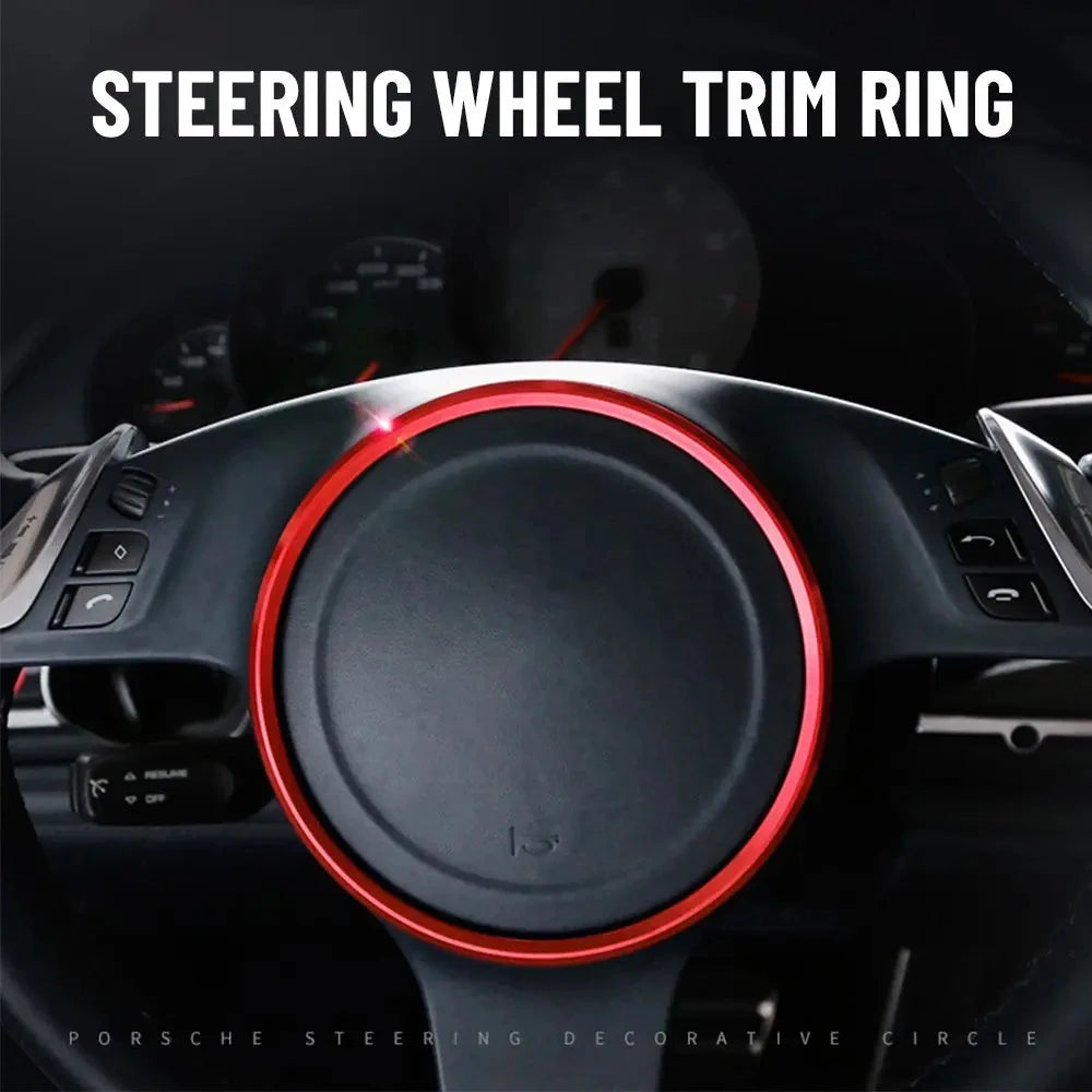 Aluminum Steering Wheel Ring Trim for Porsche 911 Cayenne – Car Accessories | MotorWorld Marketplace