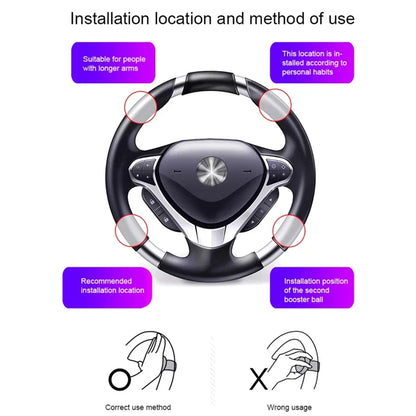 Universal 360° Steering Wheel Spinner Knob – Pro Steering Control