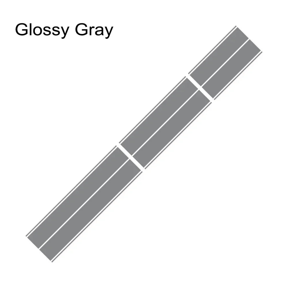 Mustang EcoBoost Shelby GT Hood & Roof Stripe Decal Set Glossy Gray – Car Accessories | MotorWorld Marketplace