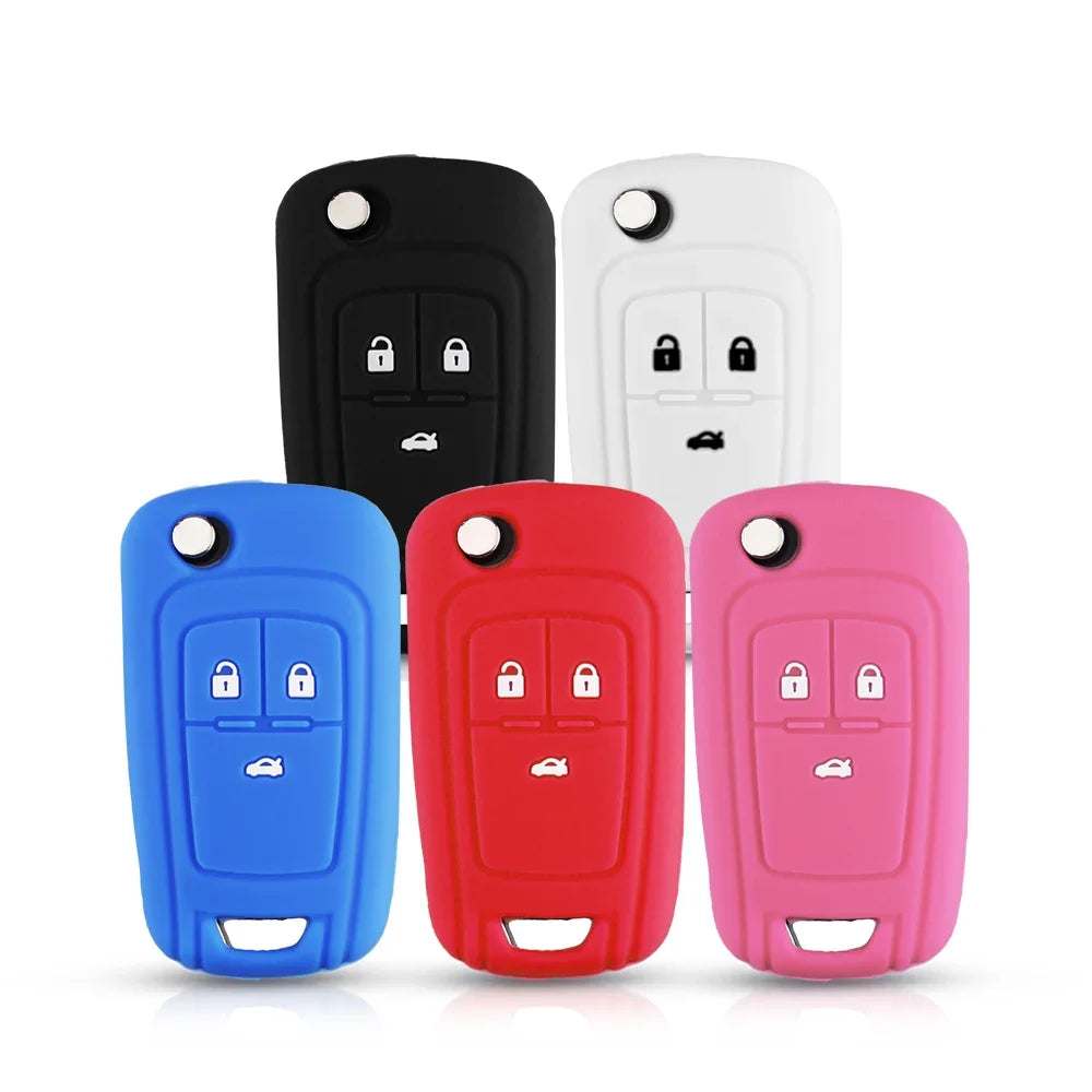 KEYYOU 3-Button Silicone Key Cover for Chevrolet/Buick/Opel – Car Accessories | MotorWorld Marketplace