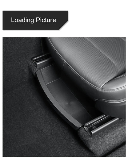 Tesla Model Y Juniper 2025 Under Seat Storage Organizer Box