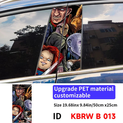 Horror Ghost B Pillar Car Stickers | Waterproof, UV-Proof 013 – Car Accessories | MotorWorld Marketplace