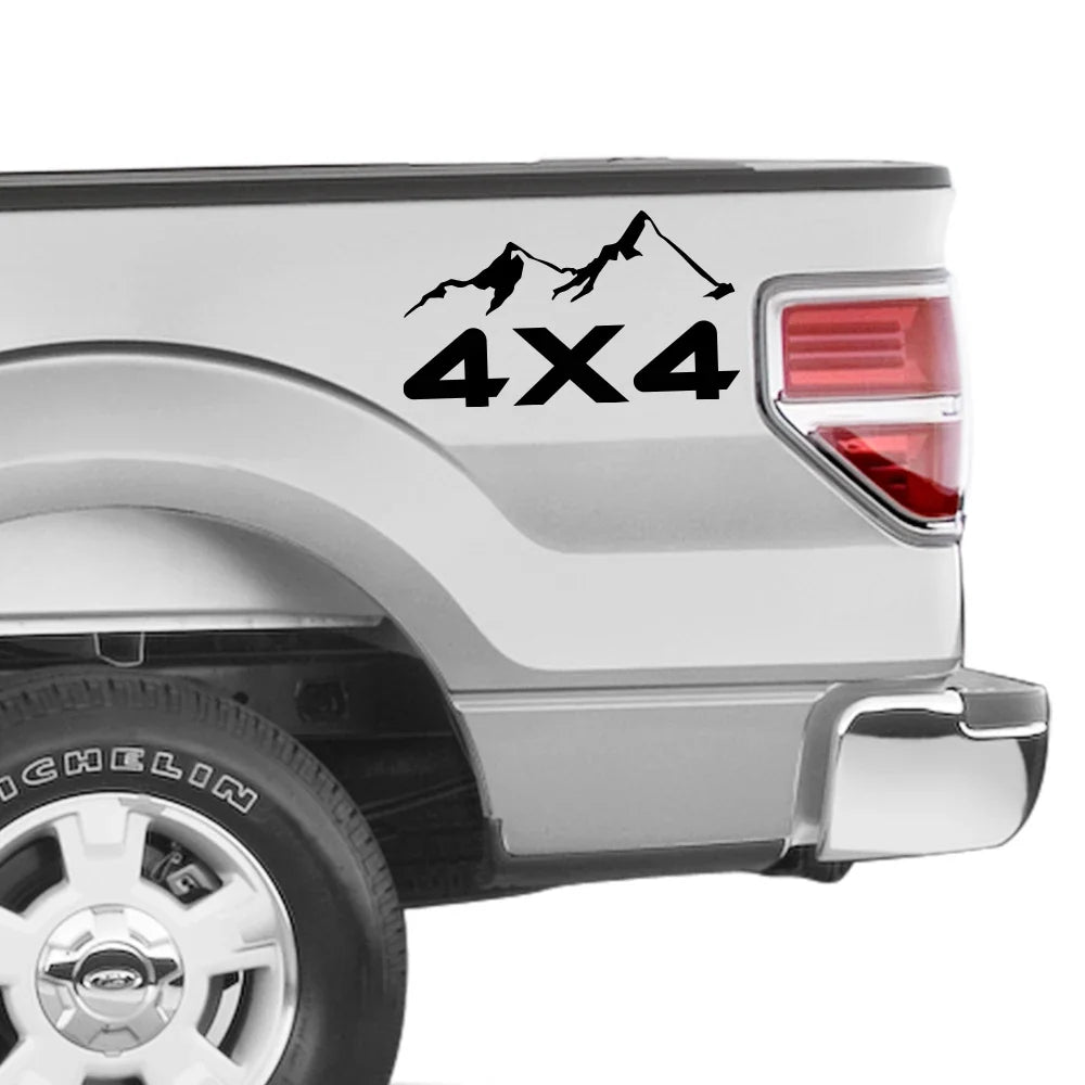 4X4 Mountain Vinyl Decal for Pickup Trucks – Pro Fit – Car Accessories | MotorWorld Marketplace
