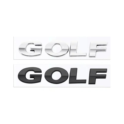 VW Golf 6 7 Rear Trunk ABS Badge Emblem Nameplate Decor