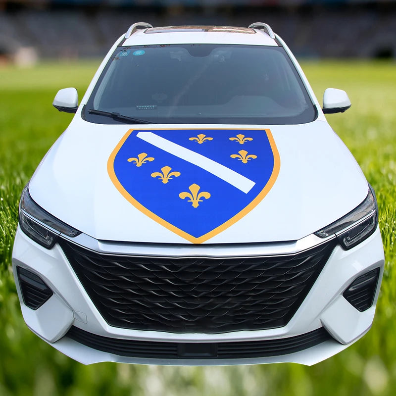 National Flag Car Hood Cover 115x160CM – Custom Engine Wrap