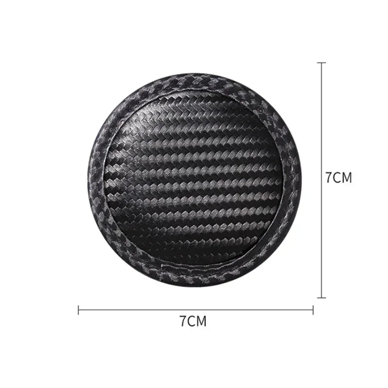 ( NOT SOLD TO USA) 2pcs Carbon Fiber Cup Mats for Cadillac XT4 CT5 CTS Escalade – Car Accessories | MotorWorld Marketplace